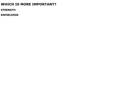 IMPORTANCE screenshot