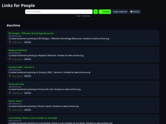 link/links screenshot
