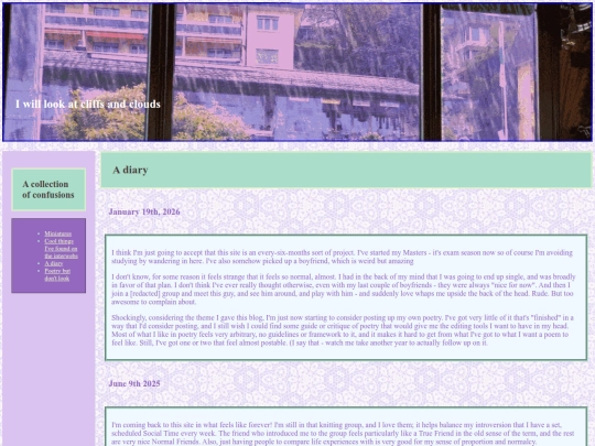diary screenshot