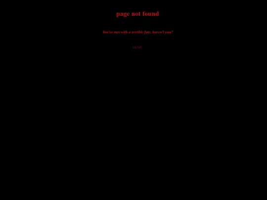 not_found screenshot