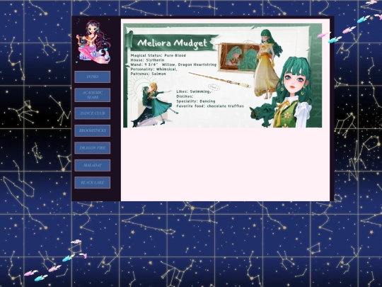 meliora/hogwarts screenshot