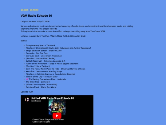 vgm/radio/ep01 screenshot