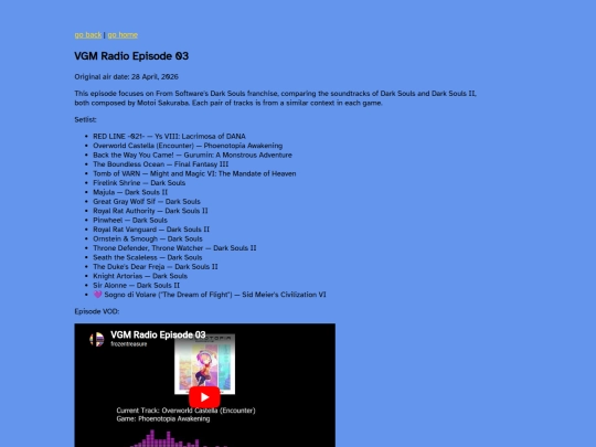 vgm/radio/ep03 screenshot