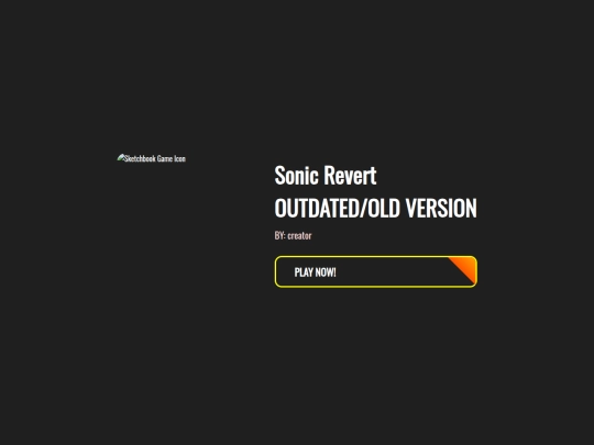 GXMES/Gxme_SonicRevert screenshot