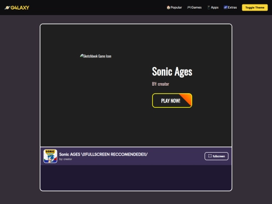 Sonic-AGES screenshot