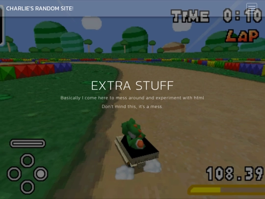videopages/extras screenshot