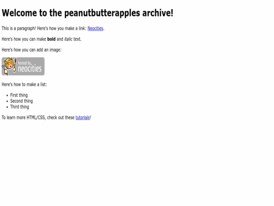 index screenshot