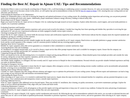 ac-repair-in-ajman screenshot