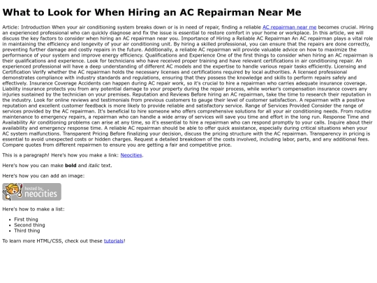 acrepairmannearme screenshot