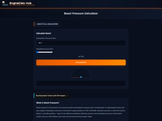 boost-calculator screenshot