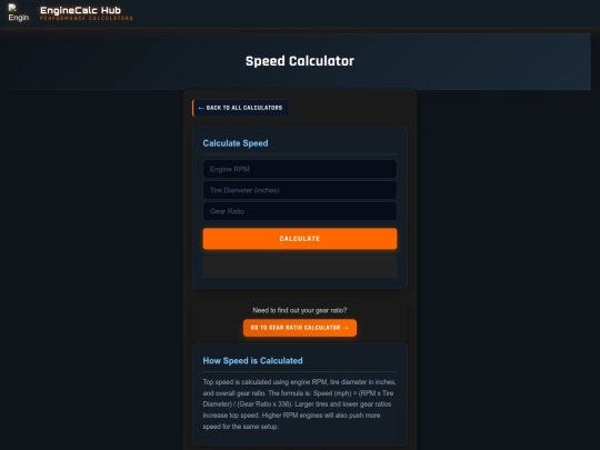speed-calculator screenshot