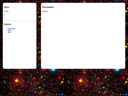 Journal screenshot