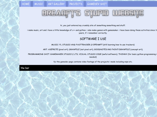 index screenshot