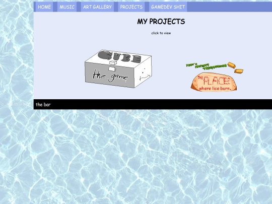 projects screenshot