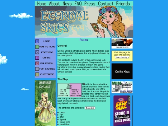 rulebook screenshot