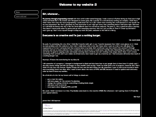learn screenshot