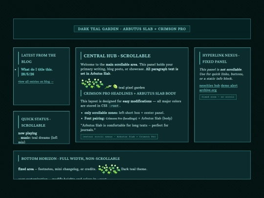 test screenshot