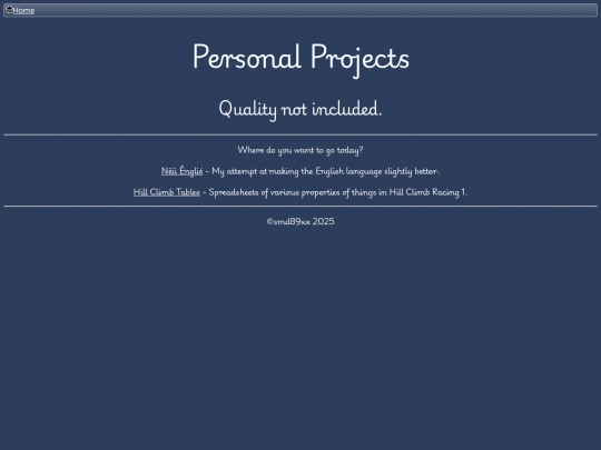 projects screenshot