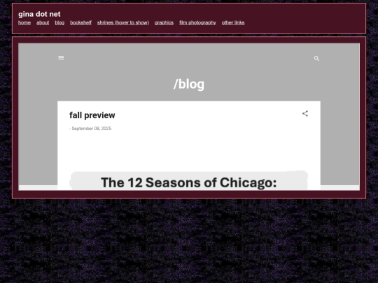 blog screenshot