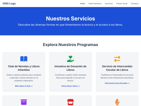 services screenshot