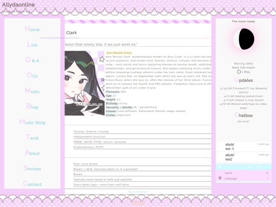 ocs/amyclark screenshot
