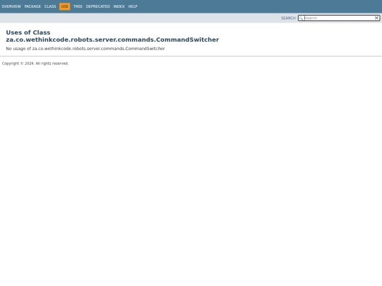 za/co/wethinkcode/robots/server/commands/class-use/CommandSwitcher screenshot