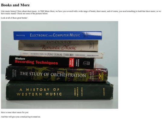 books screenshot