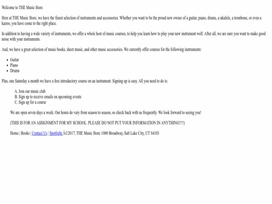 index screenshot