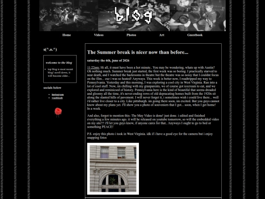 html pages/blog screenshot