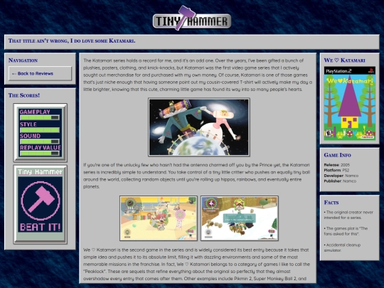 reviews/welovekatamari screenshot