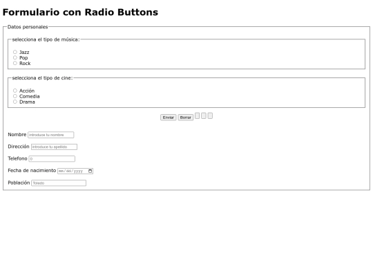 practica1/formulariofotomasradiobutton screenshot
