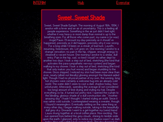 writing/INTERIM/SweetSweetShade screenshot