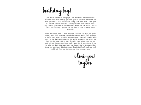 birthday/letter screenshot