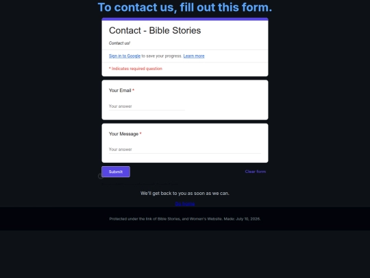 contact screenshot