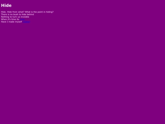 hide screenshot