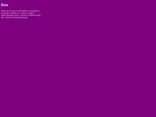 run screenshot