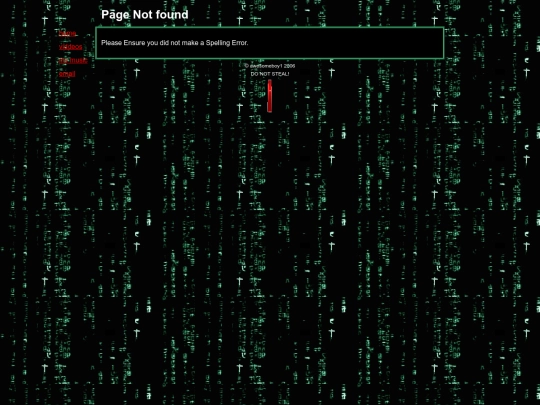 not_found screenshot