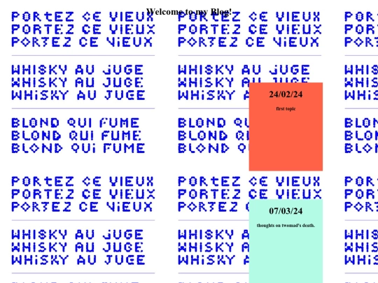 blog screenshot