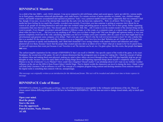 manifesto screenshot