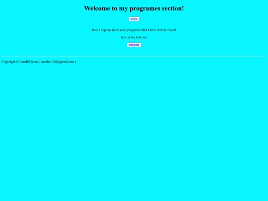 programes screenshot