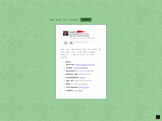 contact2 screenshot