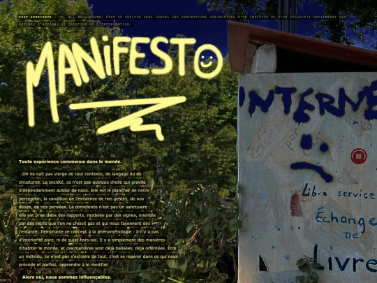 manifeste screenshot