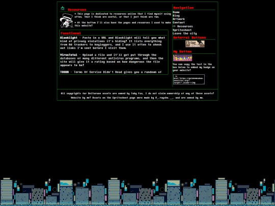 resources screenshot