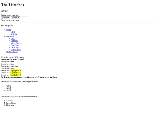 homepage screenshot