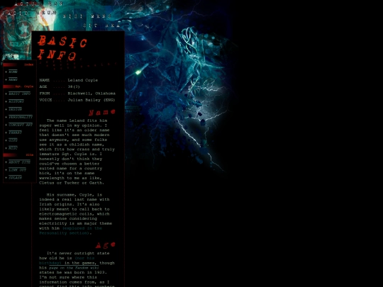 lelandcoyle-basicinfo screenshot