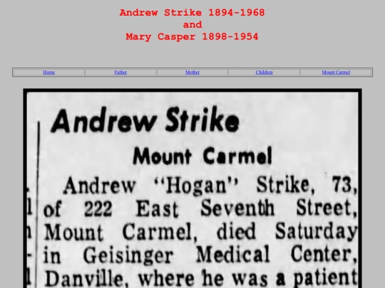 Ancestry/Andrew screenshot