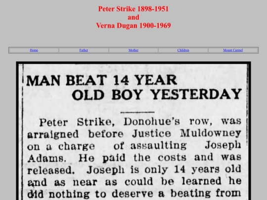 Ancestry/Peter screenshot