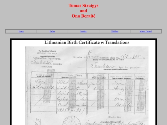 Ancestry/Tomas screenshot