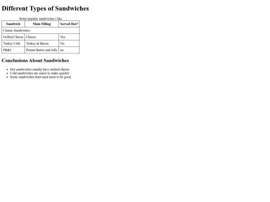 SandwichTable screenshot