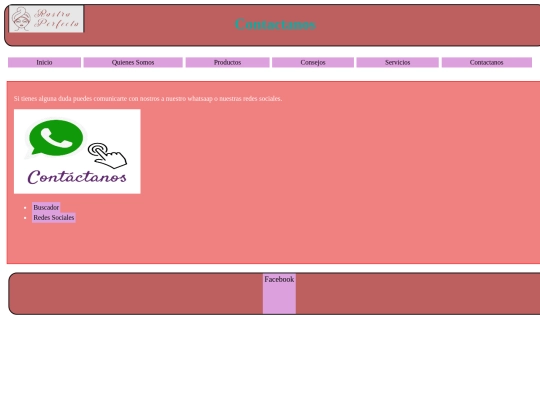 headerandfooter/html/Contactanos screenshot
